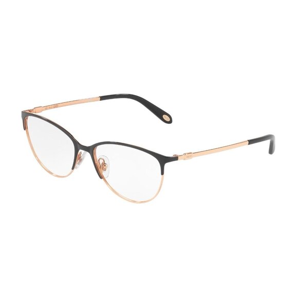 Tiffany & Co TF 1127 6122 Black & Rose Gold Eyeglasses Frames 54-16-140 DAMAGED - Picture 1 of 13